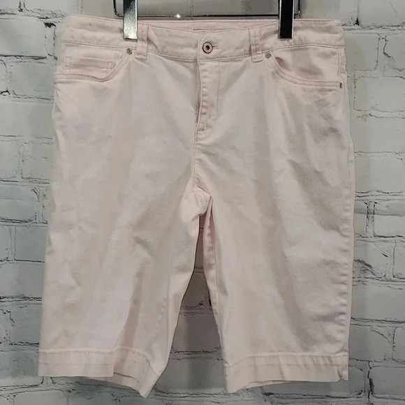 Izod Pink Bermuda Shorts 12 inseam Size 10 - Picture 1 of 14